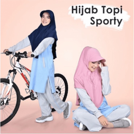 HIJAB TOPI SPORTY