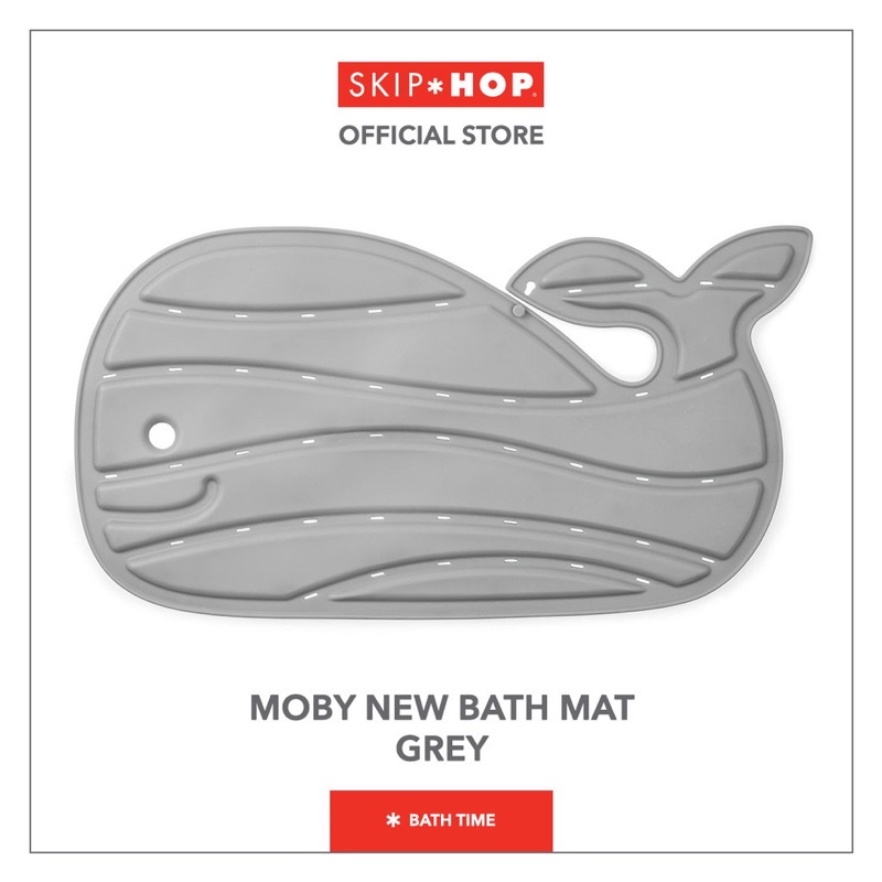 Skip Hop MOby New Bath Mat - Alas anti licin bak mandi bayi / keset anti licin premium /bath tub anti licin