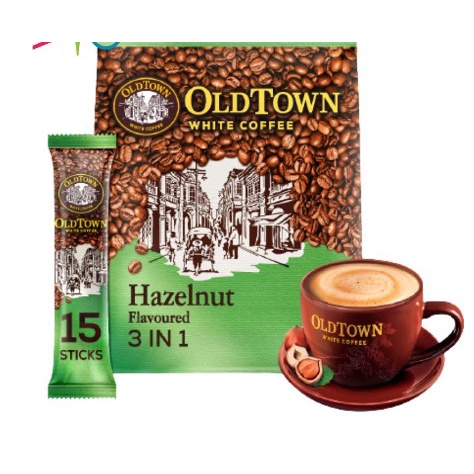 

Old Town Hazelnut White Coffee 3in1