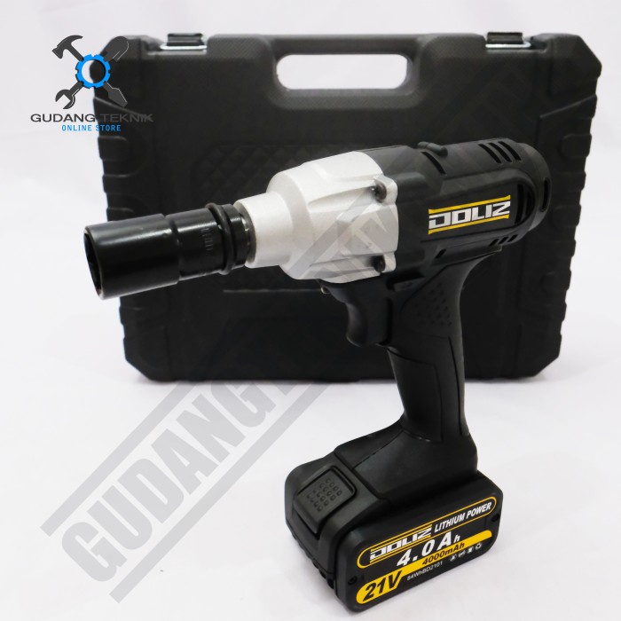 Mesin Pembuka Baut 1/2&quot; BATERAI 4.0Ah BD501 DOLIZ / CORDLESS Impact Wrench 1/2&quot; 21V BD 501 DOLIZ