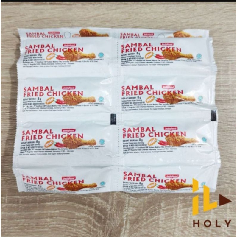 

saus indofood sambal fried chicken renteng 24x8gr ( 24 sachet ) saus saos sambel fried chicken