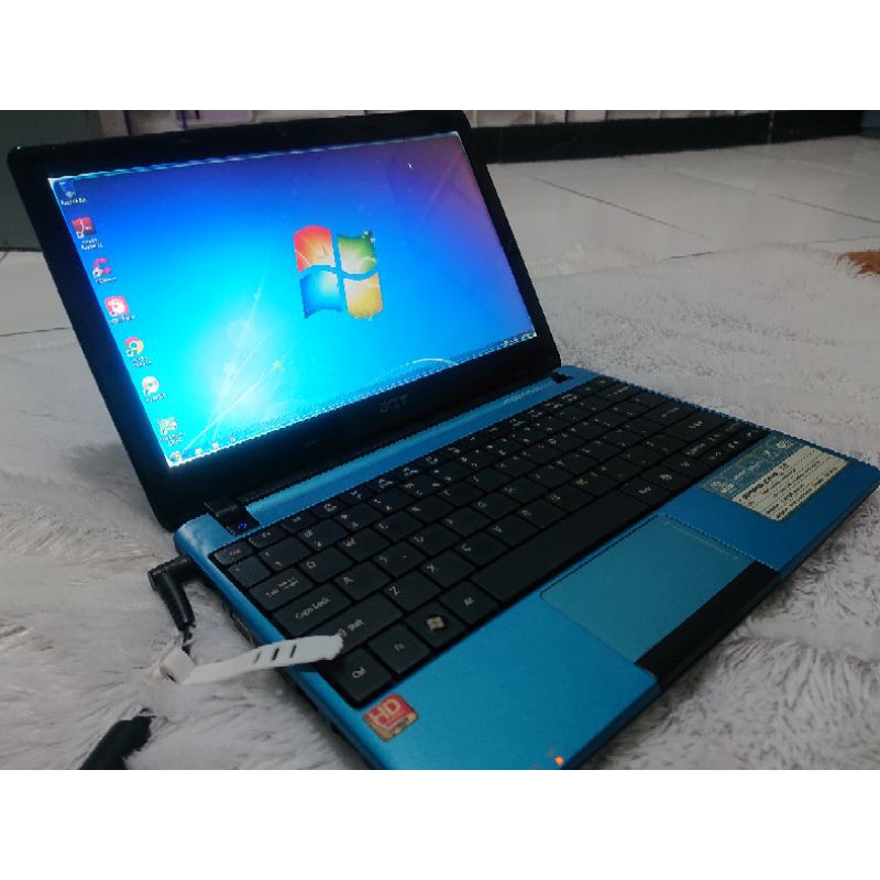 Notebook acer aspire one 722 Dual core Second normal siap pakai