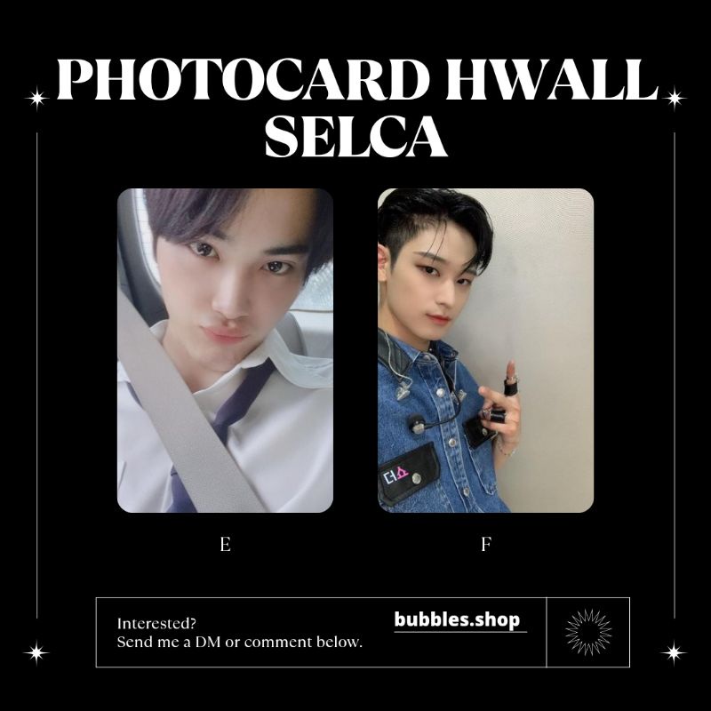 PHOTOCARD UNOFFICIAL HWALL THE BOYZ SELCA