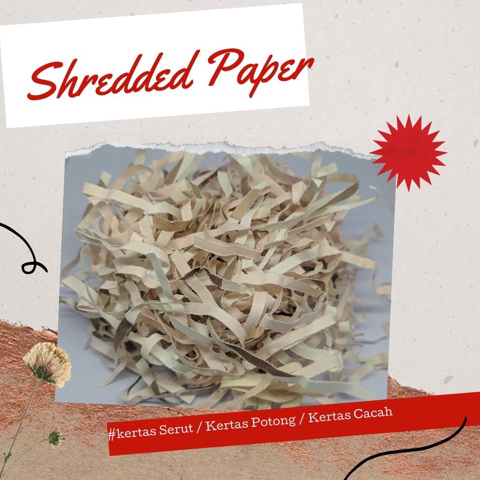 

Stock Baru KERTAS SERUT 1KG / KERTAS CACAH / SHREDDED PAPER HAMPERS / KERTAS SERUT GIFTBOX