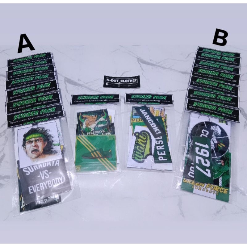 

STICKER PERSEBAYA SURABAYA STICKER PACK BONEK PERSEBAYA 1927 (Type B)