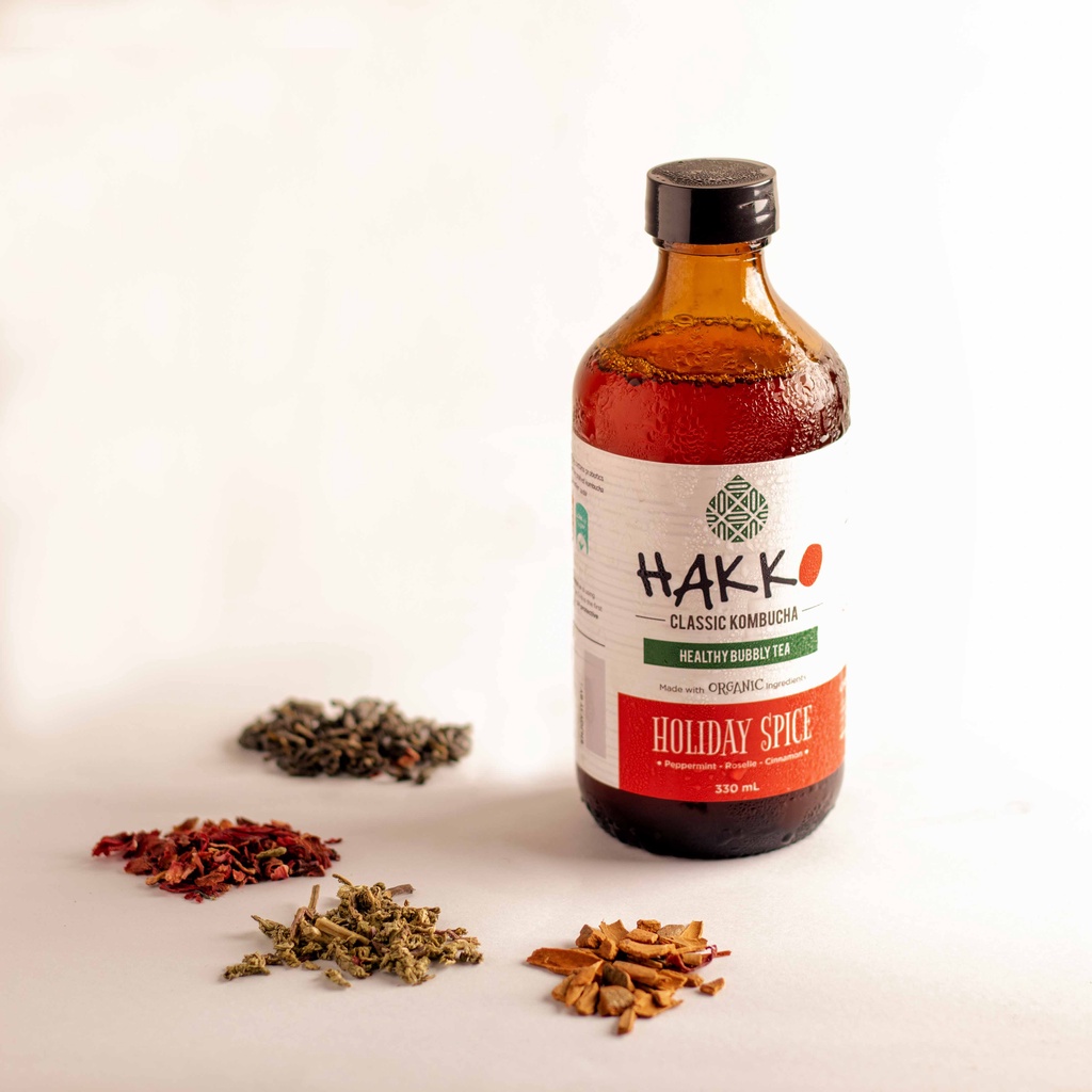 

Hakko Kombucha Holiday Spice / Kombucha Edisi Natal 330 ml