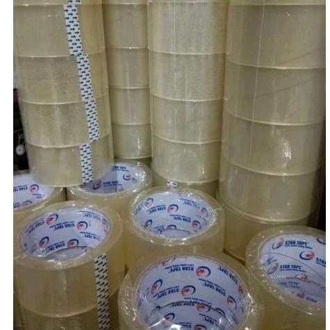 

Lakban bening 45 mm 90 yard berkwalitas