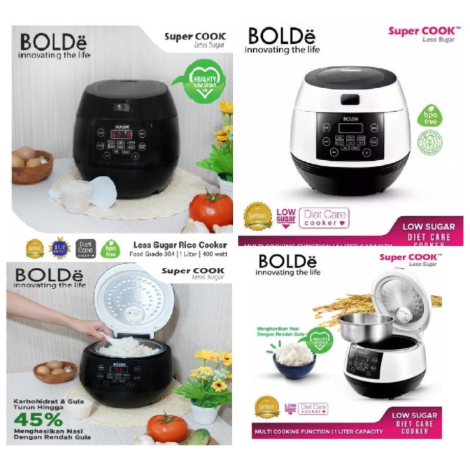 Guk Rice Cooker Less Sugar 1 Liter Low Carbo 400 Watt