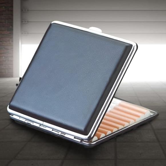 Laris Tempat Rokok Murah Leather Case 20 Slot Kotak Rokok Fashion Bungkus Rokok Kotak Roko Kulit Sim