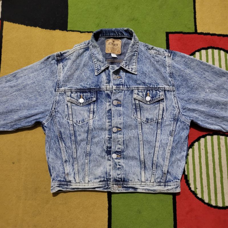 trucker jaket denim edwin vintage second original