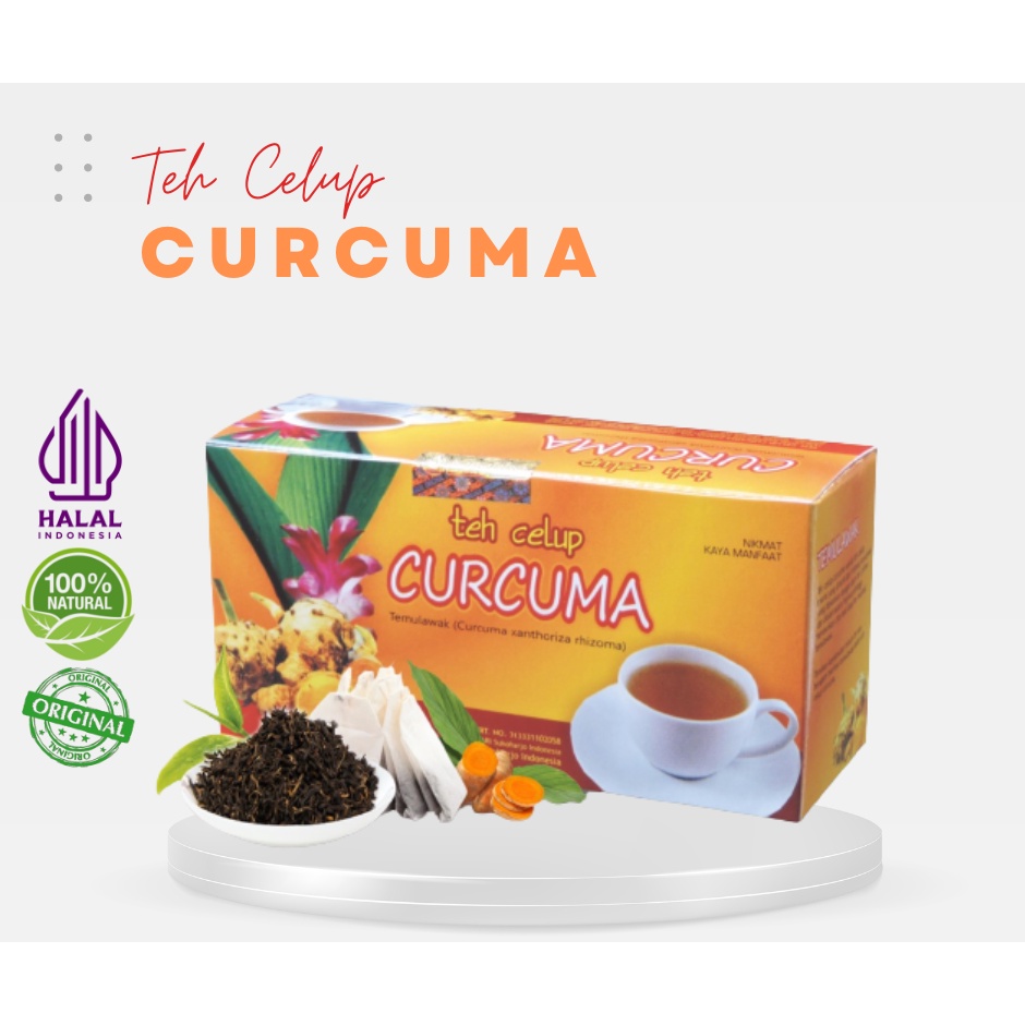 

Herbal Teh Curcuma Obat sistem pencernaan liver sakit sendi paling alami