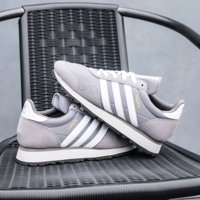 Adidas Haven Grey White Original OEM Sneakers Pria