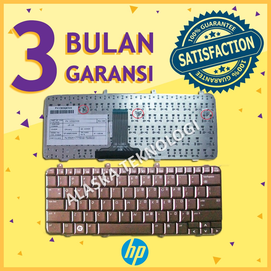 Keyboard Keybord Kibord Kibod Kibot Laptop Notebook HP Pavilion DV3-1000 DV3-1001TX DV3-1051XX DV3-1