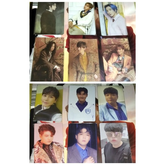 PHOTOCARD SUPER JUNIOR KYUHYUN, EUNHYUK, HEECHUL, LEETEUK,SIWON, SHINDONG