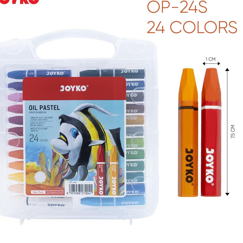 

Ready Murah crayon JOYKO 24 warna/oil pastel krayon minyak JOYKO