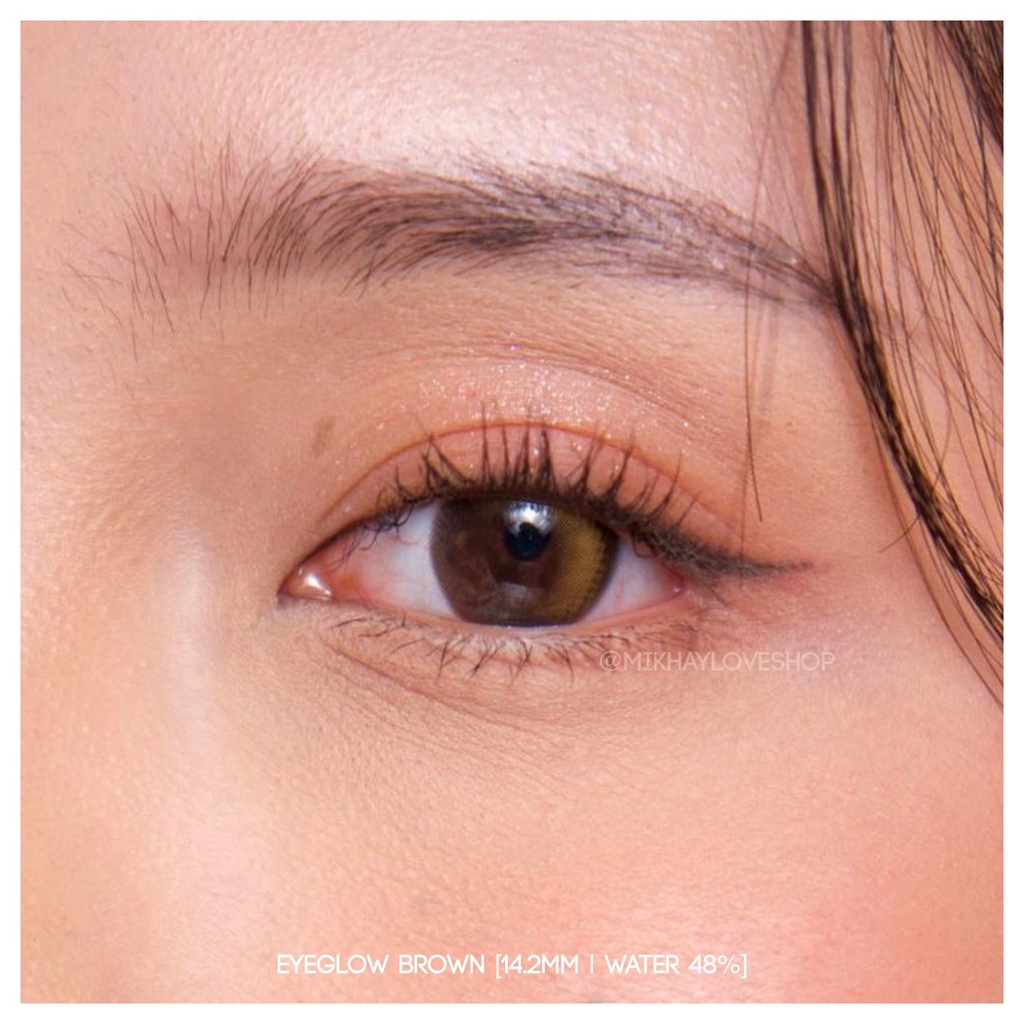 MIKHAYLOVESHOP Softlens Eyeglow Brown (Eyelighter Glowy) | EOS Princess