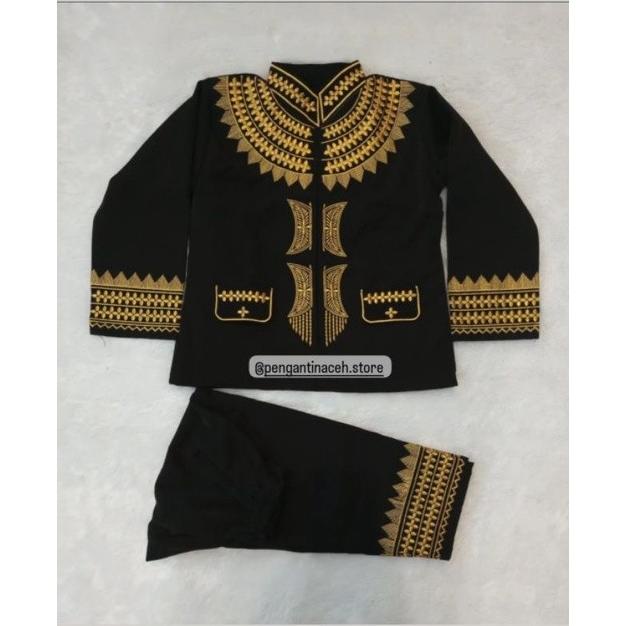 (RK) BAJU ADAT ACEH LAKI-LAKI ANAK/SET PAKAIAN ADAT ACEH ANAK LAKI