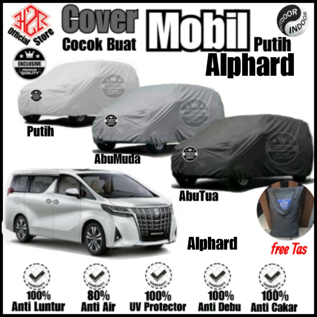 Cover Mobil Toyota Alphard, Sarung Mobil Alphard, Selimut Mobil Alphard, Cover Mobil Premium