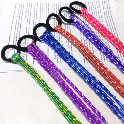 ⭐️𝐈𝐇𝐒 𝟐𝟖𝟑 𝐋𝐚𝐦𝐩𝐮𝐧𝐠⭐️Kuncir Kuda Elastis Model Rambut Palsu Untuk Anak Perempuan Fashion Braid Hair Band