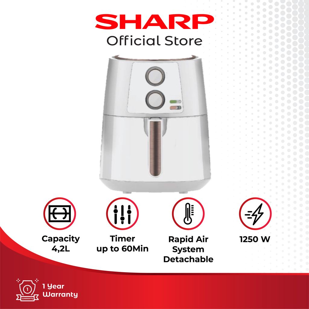 Sharp Air Fryer KF-MP42WH SHARP INDONESIA OFFICIAL SHOP