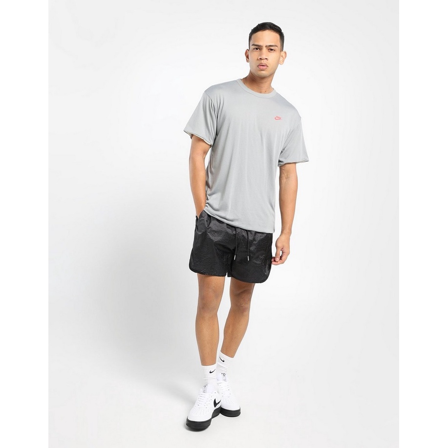 Nike NSW Circa Grey Abu Reversible T-Shirt Kaos Bolak Balik 2 Sisi