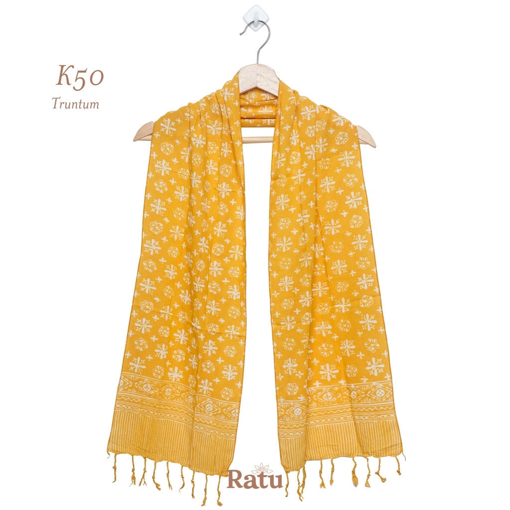 RATU - Scarf Batik K50 Yellow