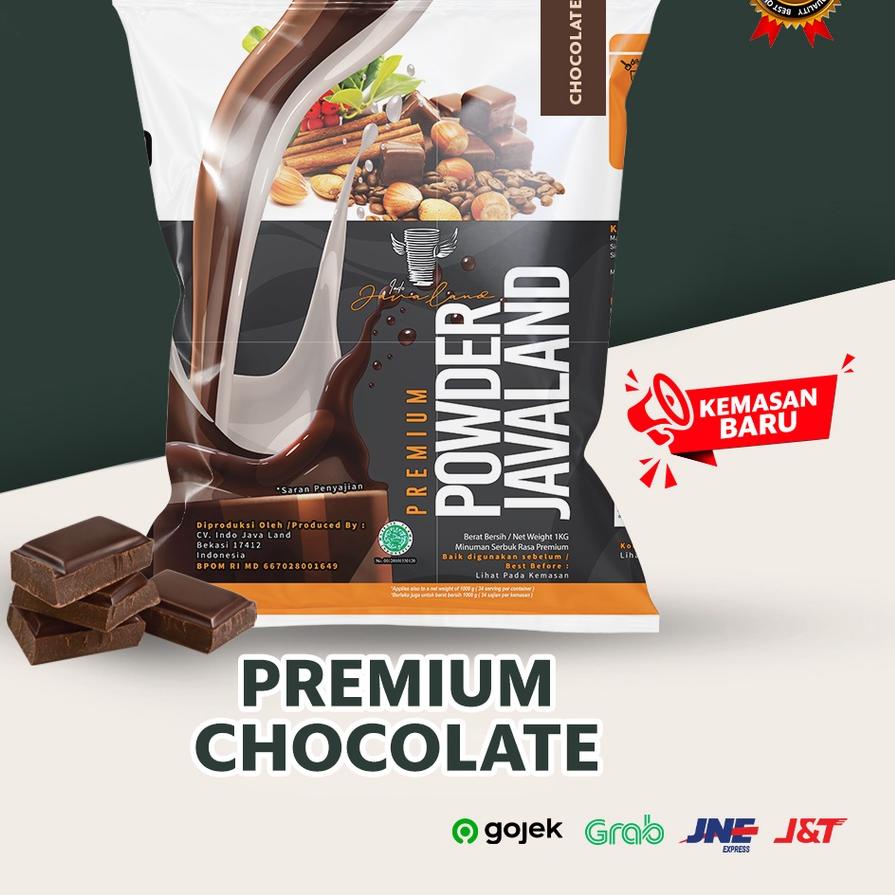 

✨New✨ Bubuk Minuman Premium Chocolate / Coklat Javaland Grande 1kg grosir