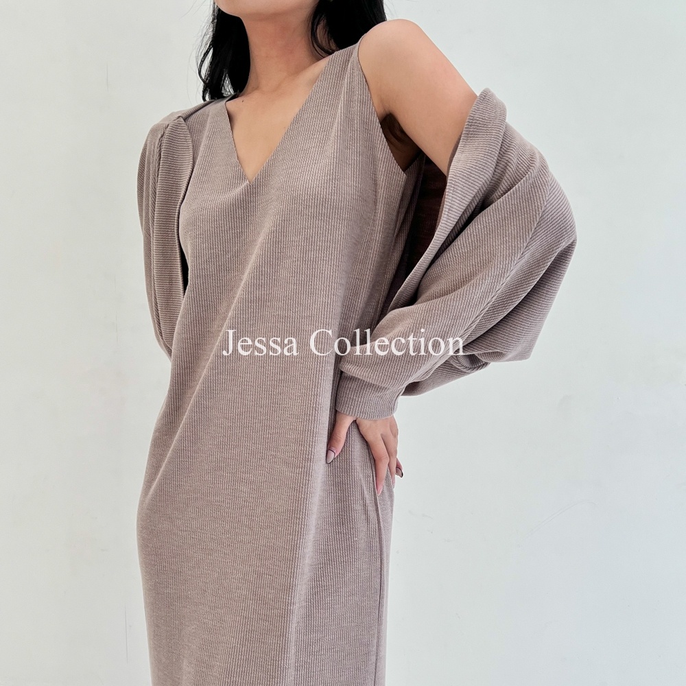 Premium Davesa Set Dress TH 499 SOFT KNIT