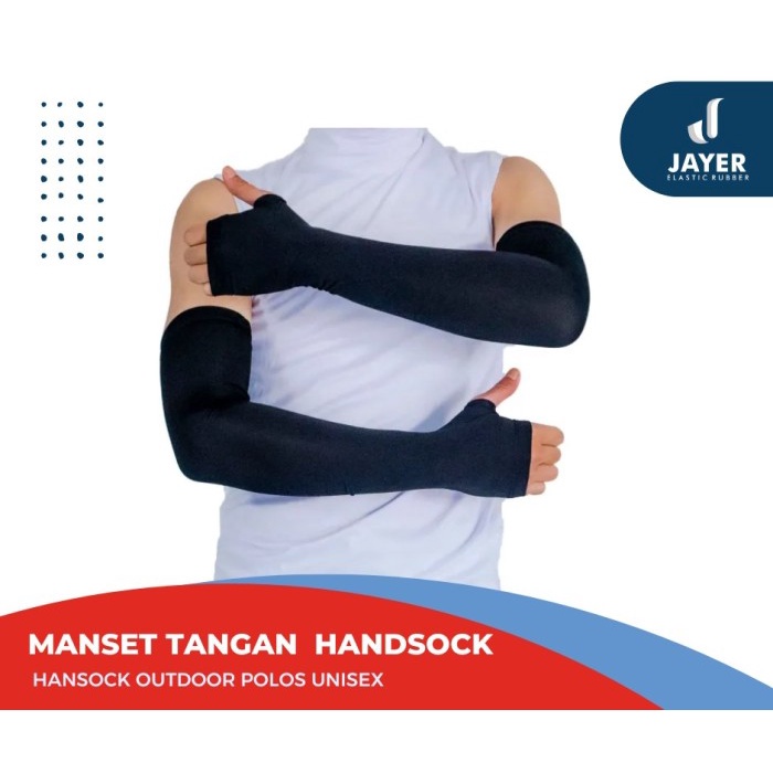 Manset Tangan Polos Handsock Outdoor Unisex