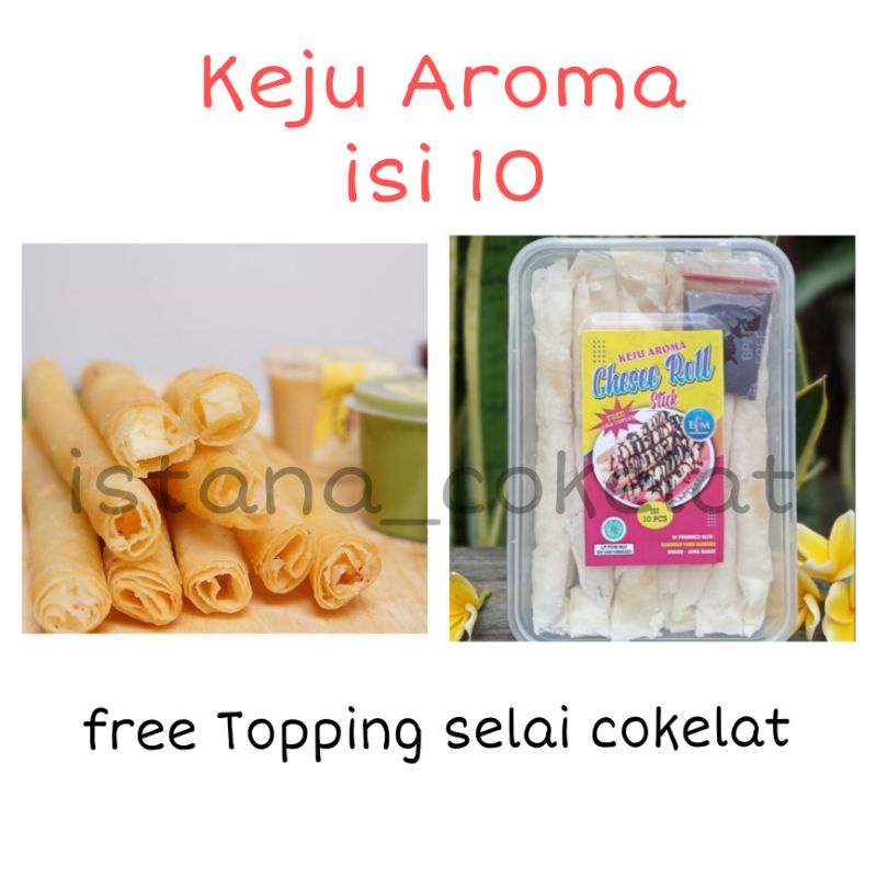 

[FROZEN] Keju Aroma/ Cheese Roll Isi 10