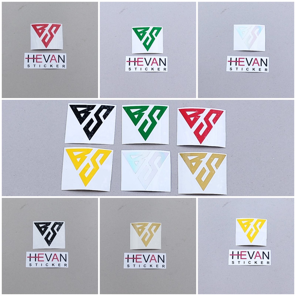 Sticker Stiker Motor BS Cutting Mobil Helm Laptop