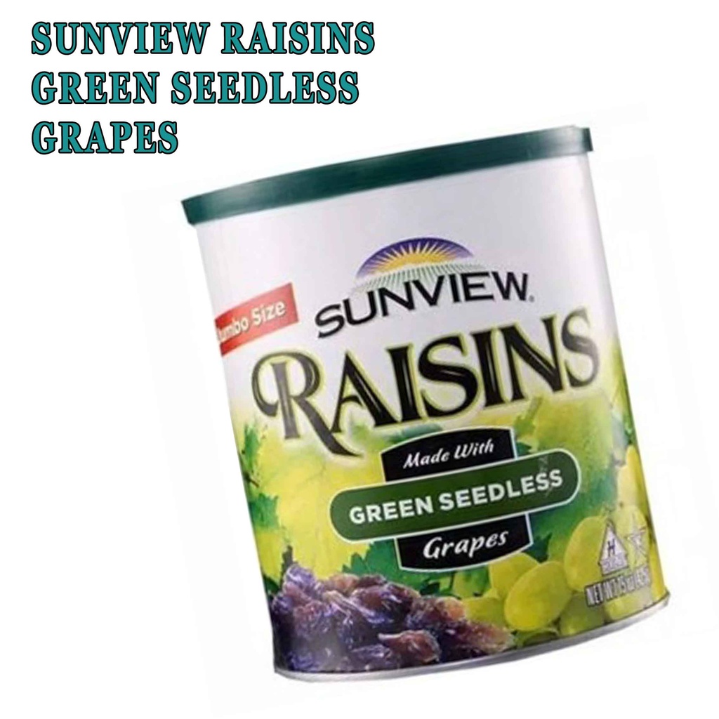 Raisins* Sunview* Manisan anggur hijau* Green Seedless* Manisan* 4