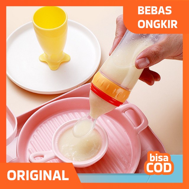 Baby Safe Bottle Spoon Botol Sendok Bayi Babysafe_BIEL_KIDS BOTOL SENDOK MPASI