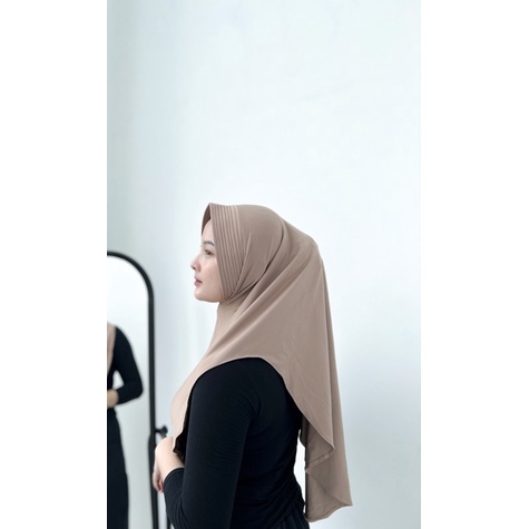 (KJI) HIJAB RERE PINGUIN SIMPEL PED ANTEM INSTAN JERSEY PREMIUM