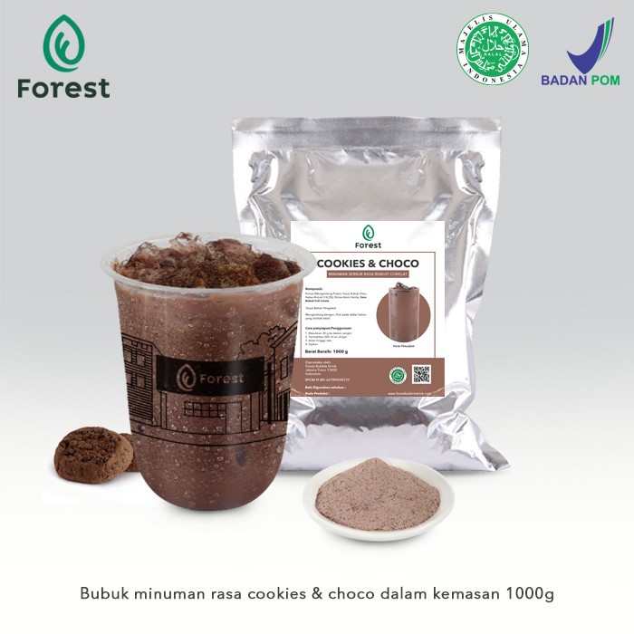 

Terlaris ✨ - Bubuk Minuman COOKIES AND CHOCO Powder - FOREST Bubble Drink - POWDER 2.1.23