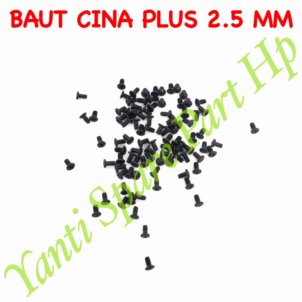 Baut Cina Plus 2,5 MM Original Terlaris New