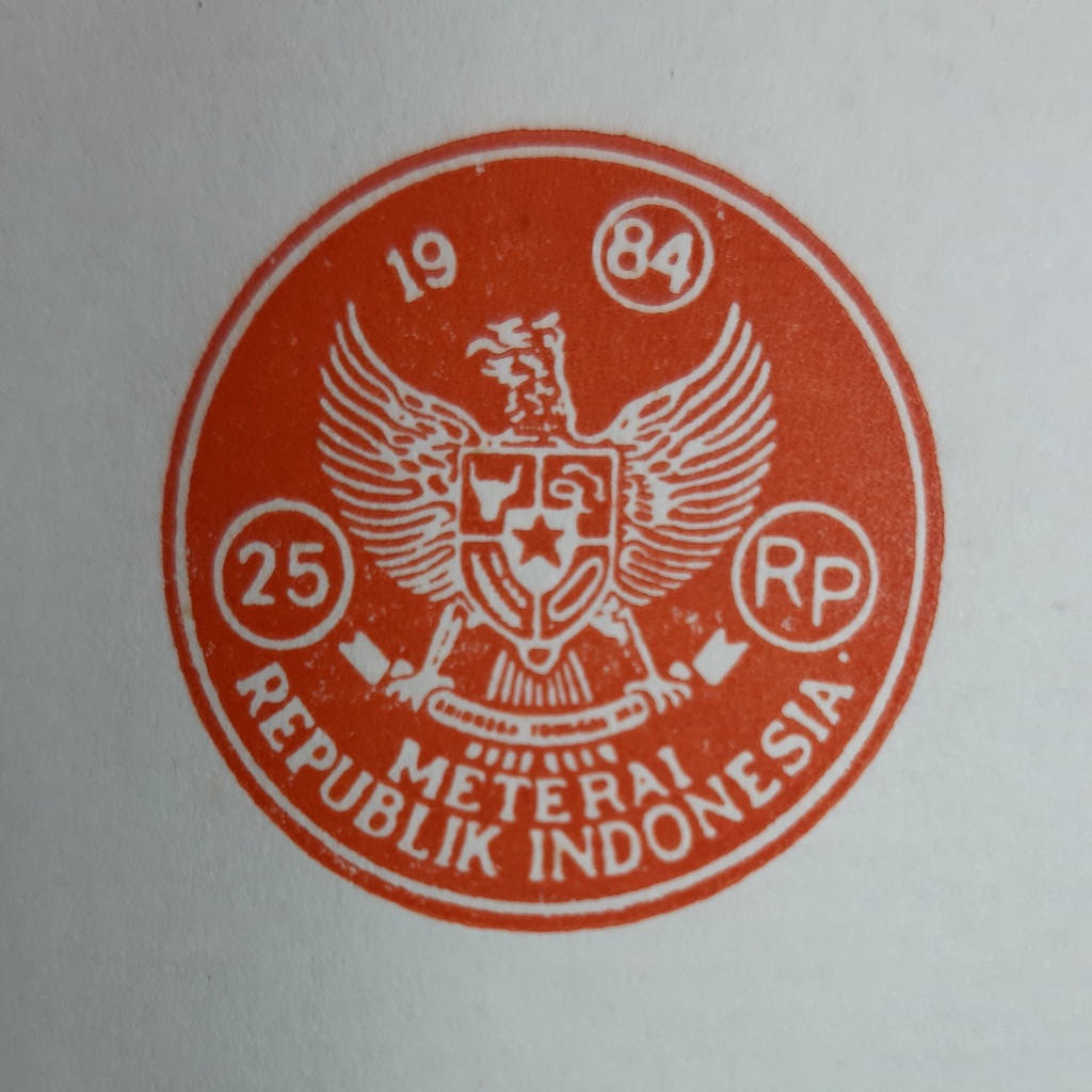 

KERTAS SEGEL TAHUN 1984 DOUBLE VOLIO KERTAS BERMATERAI TAHUN 1984 DOUBLE VOLIO