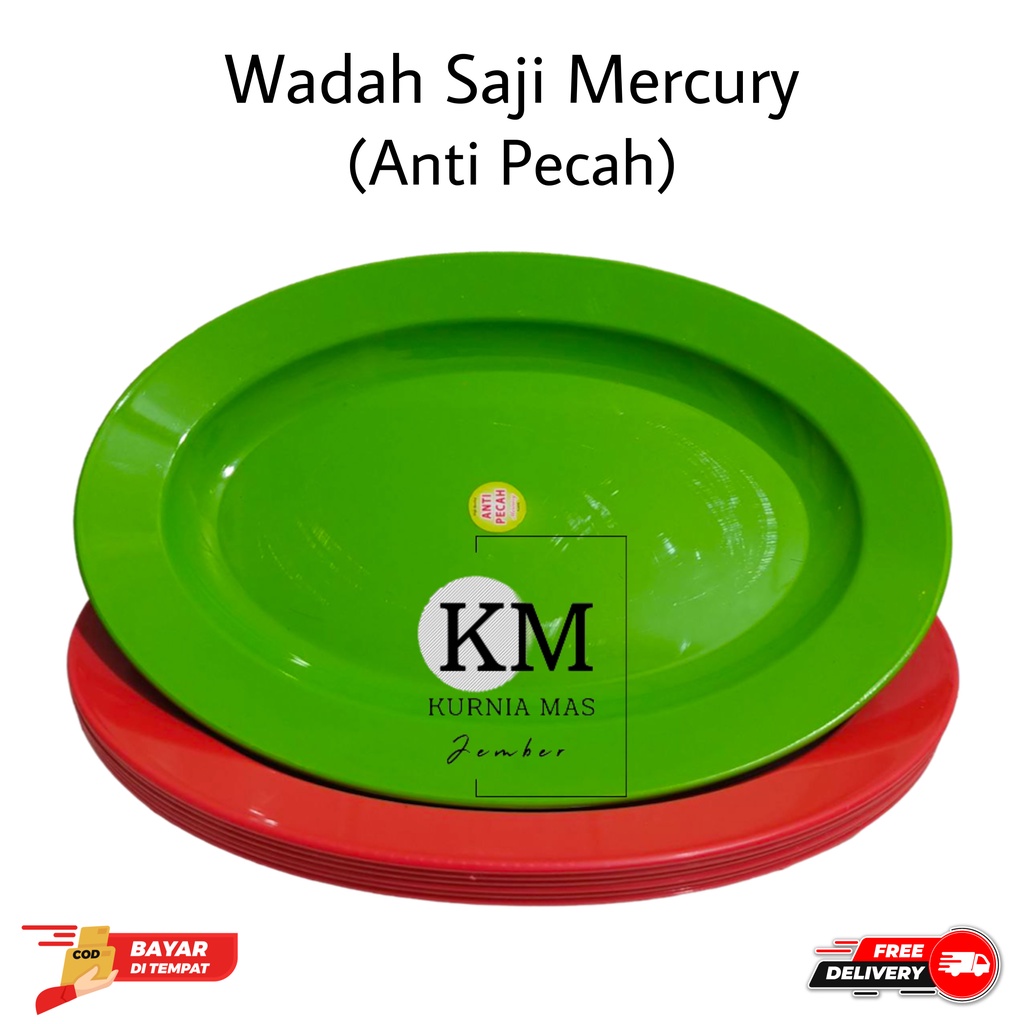 Piring Saji PREMIUM JUMBO Wadah Saji Plastik Anti Pecah