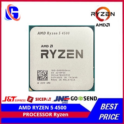 AMD RYZEN 5 4500 Processor AMD AM4 Zen 2 Renoir 6 Core 12 Thread TRAY