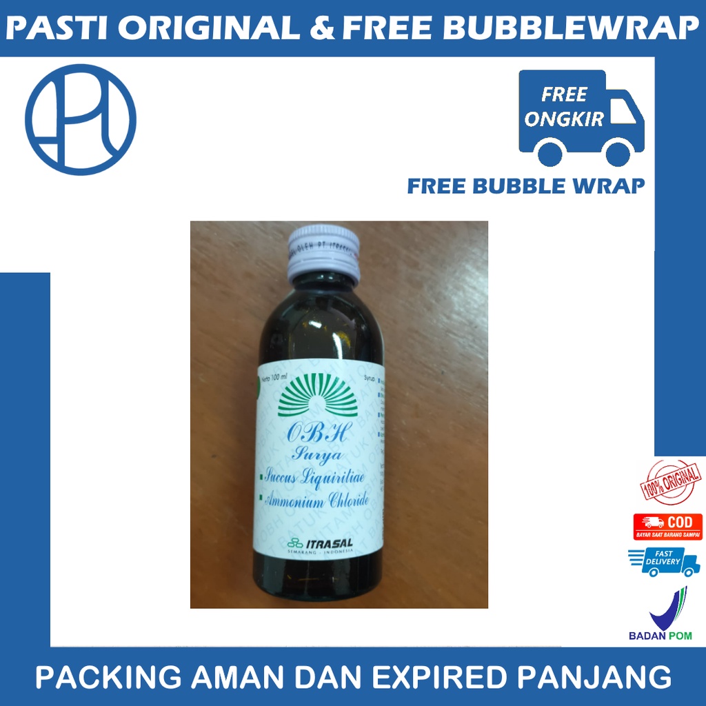 OBH SURYA ITRASAL 100ML OBAT BATUK HITAM