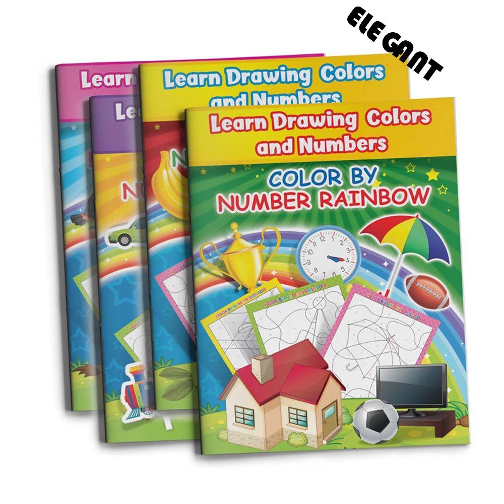 Mainan Buku Mewarnai Gambar Hewan Warna-Warni Untuk Edukasi Anak