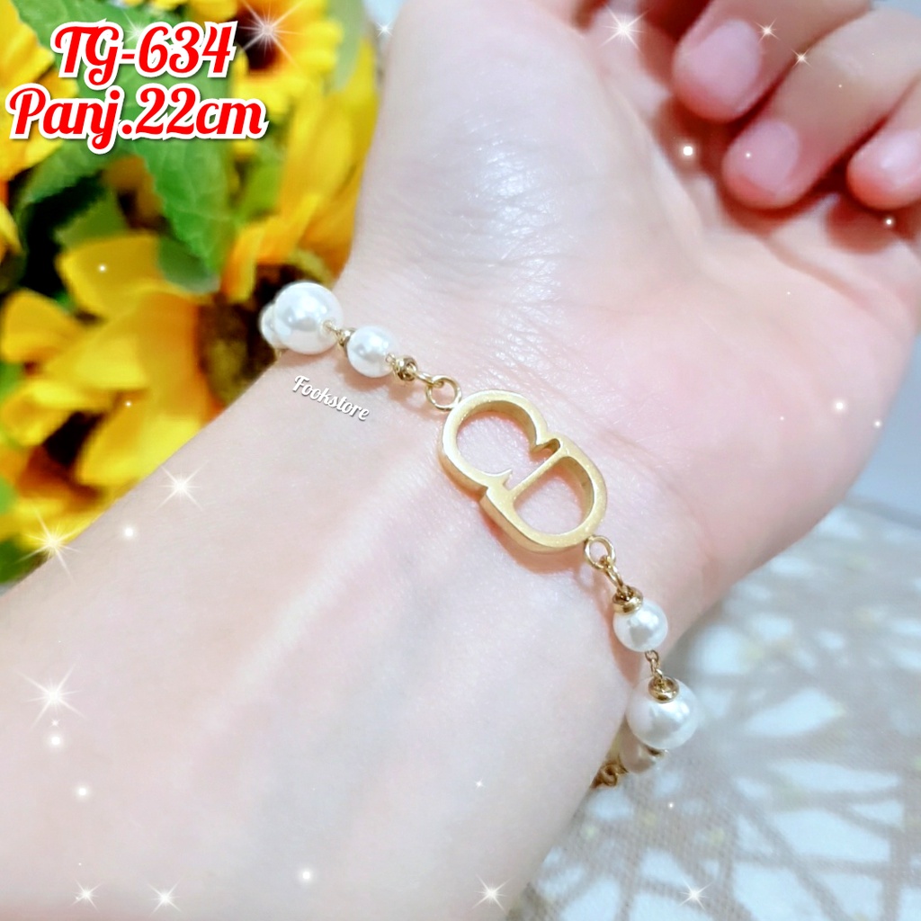 GELANG RANTAI Wanita TITANIUM PREMIUM ANTI KARAT
