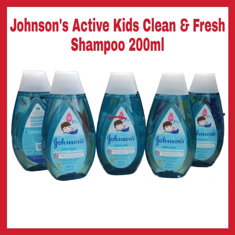 Johnsons Active Kids Clean n Fresh Shampoo 200ml / Shampoo Anak 200 ml