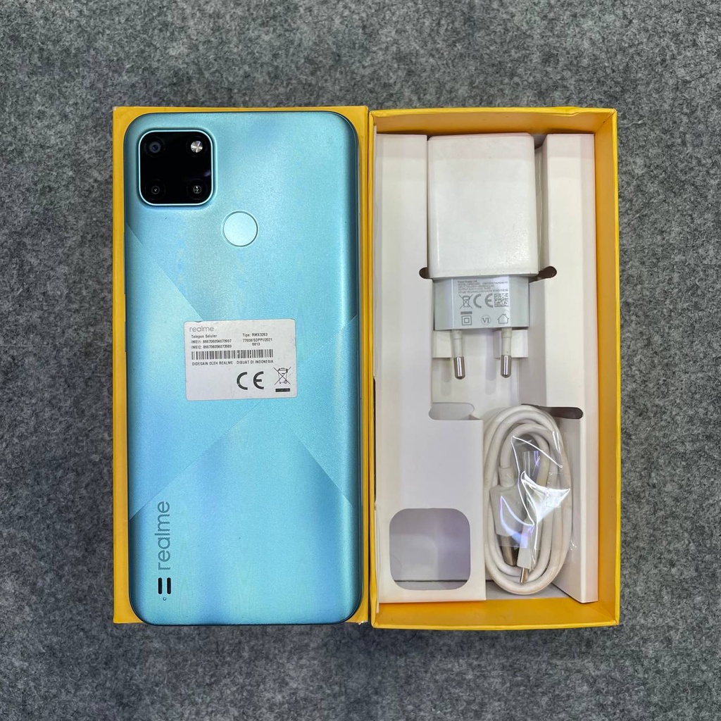 Realme C21Y 4/64GB Second Mulus No Minus Bekas Seperti Baru (HE)