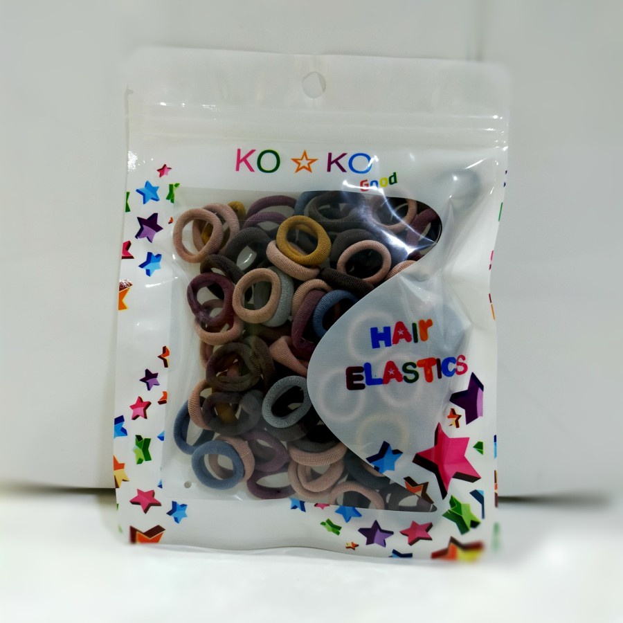 Karet Ikat Rambut Korea  Donat Kecil  Besar  BTS Free Pouch