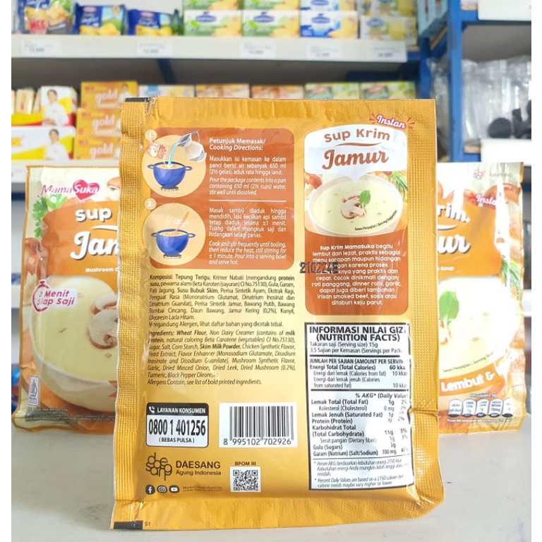 

Classica2106 Mama Suka Sup Krim Jamur 55Gr