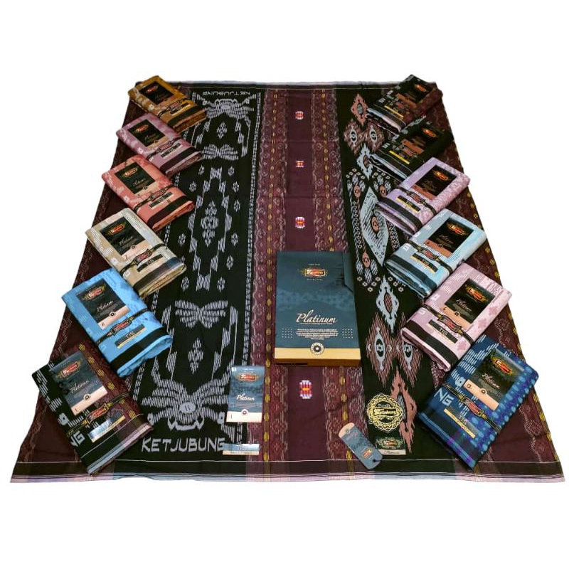 Sarung Ketjubung Platinum Gold