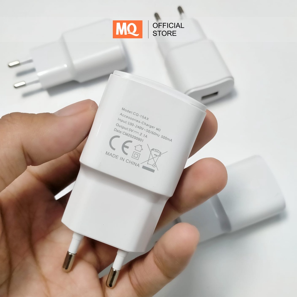 [CUCI GUDANG] MQ Kepala Charger TC 2.1A/3.1A / Charger Batok 1 Usb 2 Usb