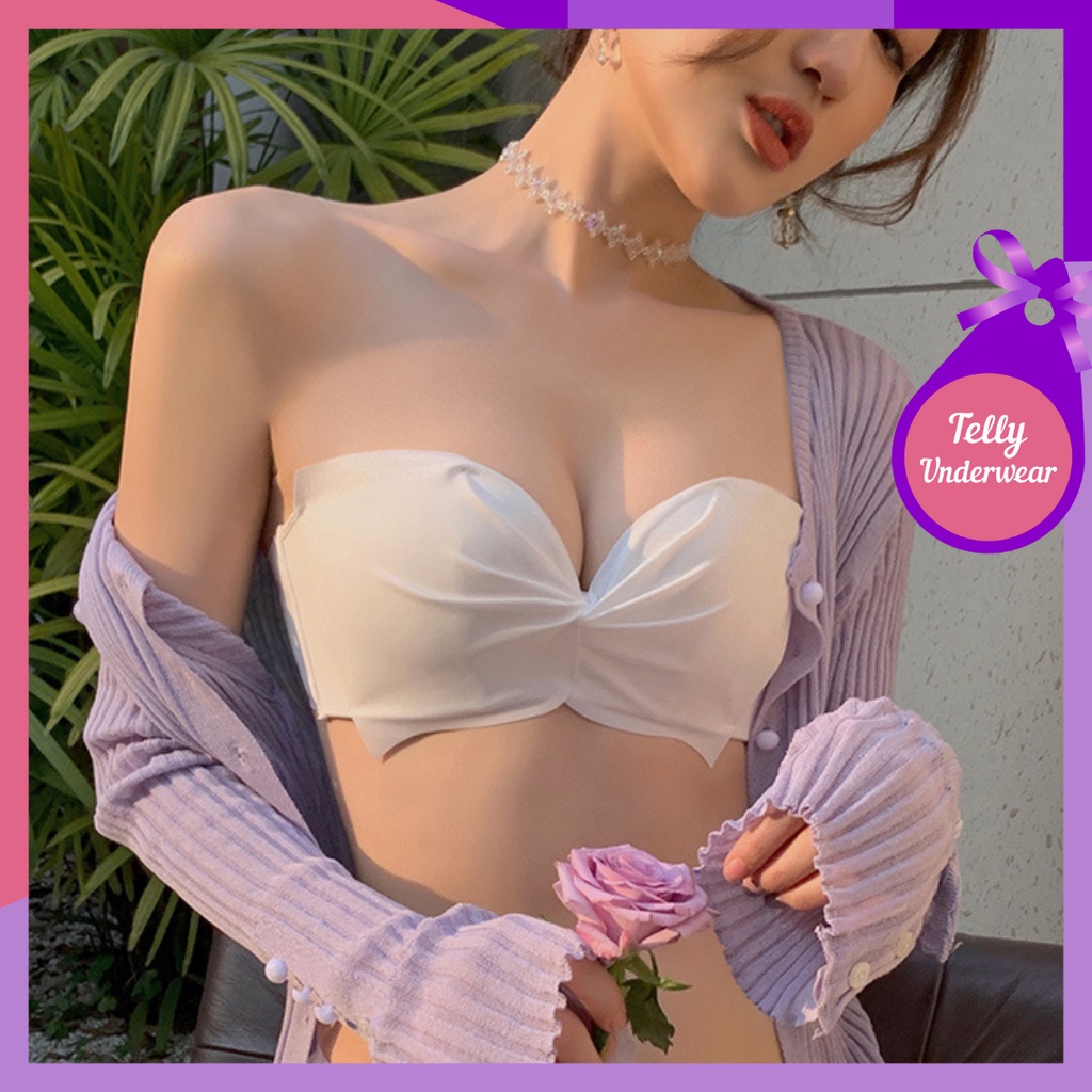 TELLY ➡️ 370 Bra BH Push Up Set Tanpa Kawat Wanita Sport Beha Korea Fashion Bralette Remaja
