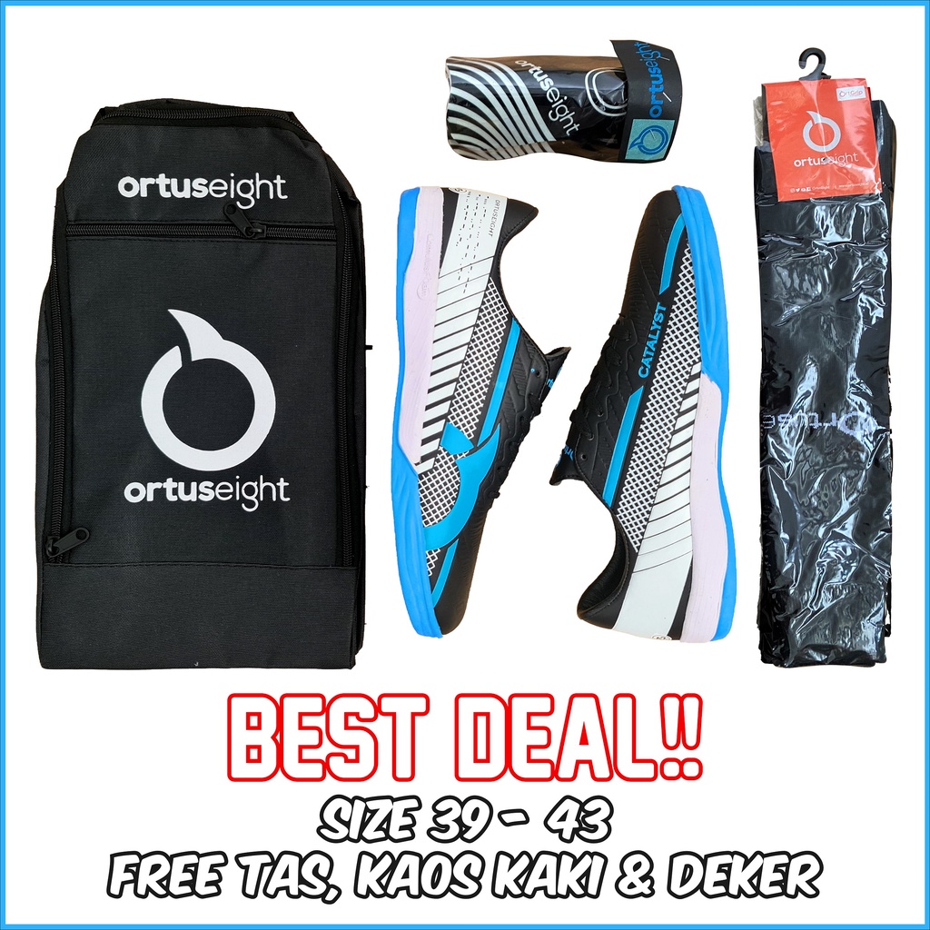 SEPATU FUTSAL SPECS ORTS TERBARU Catalyst Cypher in PAKET KOMPLIT HARGA PROMO Raven Lighspeed spyder
